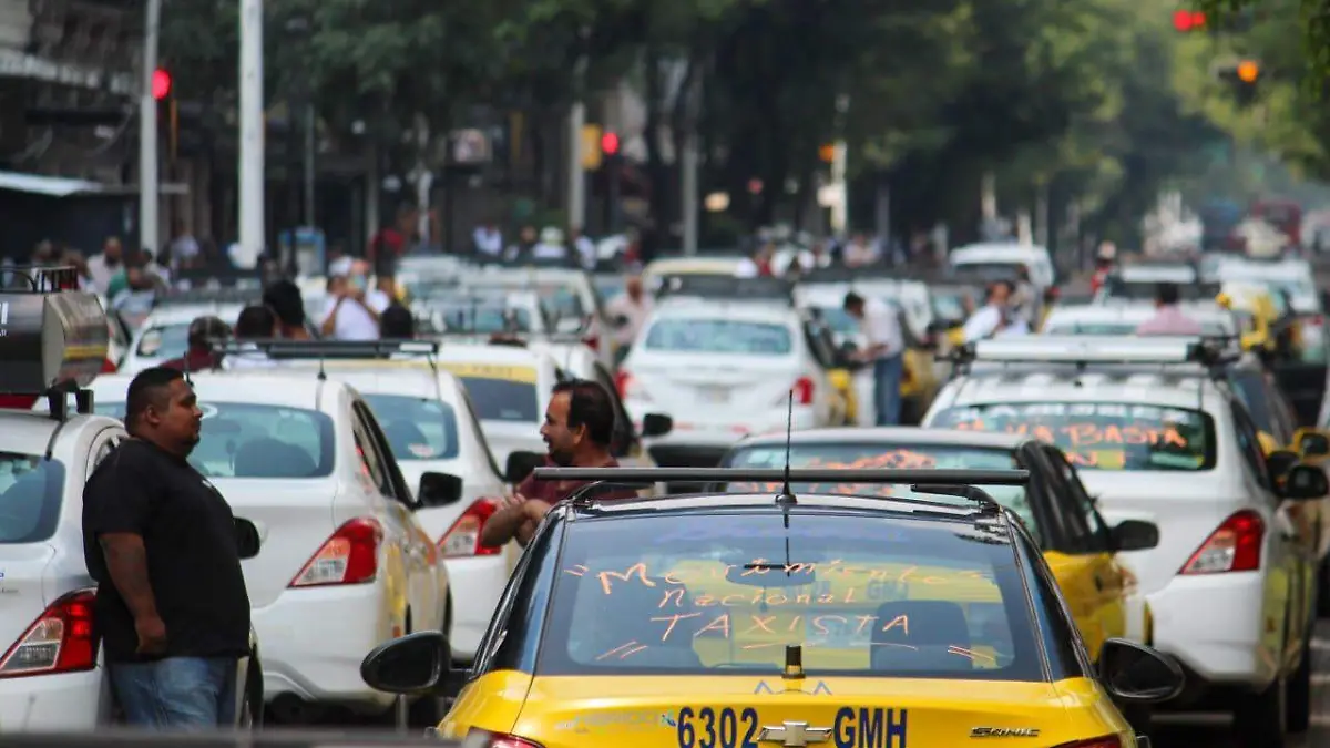 Manifestación taxistas